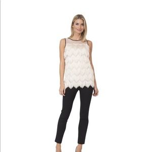 NEW, NEVER WORN Sail to sable fringe top!